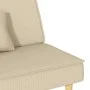 Sofá cama de tela color crema de vidaXL, Sofás - Ref: Foro24-351903, Precio: 263,93 €, Descuento: %