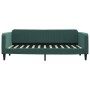 Sofá cama terciopelo verde oscuro 100x200 cm de vidaXL, Camas y somieres - Ref: Foro24-354095, Precio: 190,47 €, Descuento: %