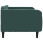 Sofá cama terciopelo verde oscuro 100x200 cm de vidaXL, Camas y somieres - Ref: Foro24-354095, Precio: 190,47 €, Descuento: %