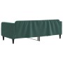 Sofá cama terciopelo verde oscuro 100x200 cm de vidaXL, Camas y somieres - Ref: Foro24-354095, Precio: 190,47 €, Descuento: %