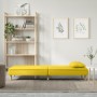 Sofá cama de tela amarillo claro de vidaXL, Sofás - Ref: Foro24-351904, Precio: 263,82 €, Descuento: %