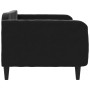 Sofá cama terciopelo negro 90x190 cm de vidaXL, Camas y somieres - Ref: Foro24-354101, Precio: 179,98 €, Descuento: %