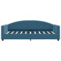 Sofá cama terciopelo azul 80x200 cm de vidaXL, Camas y somieres - Ref: Foro24-354128, Precio: 180,42 €, Descuento: %