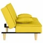 Light yellow fabric sofa bed by vidaXL, Sofas - Ref: Foro24-351904, Price: 258,95 €, Discount: %