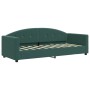 Sofá cama terciopelo verde oscuro 80x200 cm de vidaXL, Camas y somieres - Ref: Foro24-354131, Precio: 183,28 €, Descuento: %