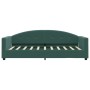 Sofá cama terciopelo verde oscuro 80x200 cm de vidaXL, Camas y somieres - Ref: Foro24-354131, Precio: 183,28 €, Descuento: %