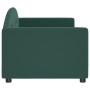 Sofá cama terciopelo verde oscuro 80x200 cm de vidaXL, Camas y somieres - Ref: Foro24-354131, Precio: 183,28 €, Descuento: %