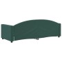 Sofá cama terciopelo verde oscuro 80x200 cm de vidaXL, Camas y somieres - Ref: Foro24-354131, Precio: 183,28 €, Descuento: %