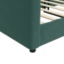 Sofá cama terciopelo verde oscuro 80x200 cm de vidaXL, Camas y somieres - Ref: Foro24-354131, Precio: 183,28 €, Descuento: %