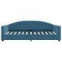 Sofá cama terciopelo azul 100x200 cm de vidaXL, Camas y somieres - Ref: Foro24-354142, Precio: 189,68 €, Descuento: %