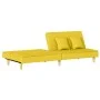 Light yellow fabric sofa bed by vidaXL, Sofas - Ref: Foro24-351904, Price: 258,95 €, Discount: %