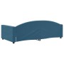 Sofá cama terciopelo azul 100x200 cm de vidaXL, Camas y somieres - Ref: Foro24-354142, Precio: 189,68 €, Descuento: %