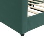 Sofá cama terciopelo verde oscuro 100x200 cm de vidaXL, Camas y somieres - Ref: Foro24-354145, Precio: 197,41 €, Descuento: %