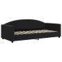 Sofá cama terciopelo negro 90x190 cm de vidaXL, Camas y somieres - Ref: Foro24-354151, Precio: 182,49 €, Descuento: %