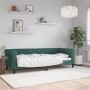 Sofá cama terciopelo verde oscuro 80x200 cm de vidaXL, Camas y somieres - Ref: Foro24-354239, Precio: 187,83 €, Descuento: %