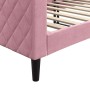 Sofá cama terciopelo rosa 80x200 cm de vidaXL, Camas y somieres - Ref: Foro24-354240, Precio: 185,92 €, Descuento: %