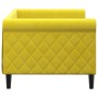 Sofá cama terciopelo amarillo 80x200 cm de vidaXL, Camas y somieres - Ref: Foro24-354242, Precio: 180,83 €, Descuento: %