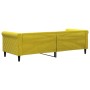 Sofá cama terciopelo amarillo 80x200 cm de vidaXL, Camas y somieres - Ref: Foro24-354242, Precio: 180,83 €, Descuento: %