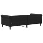 Sofá cama terciopelo negro 90x190 cm de vidaXL, Camas y somieres - Ref: Foro24-354259, Precio: 186,93 €, Descuento: %