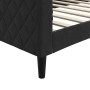 Sofá cama terciopelo negro 90x190 cm de vidaXL, Camas y somieres - Ref: Foro24-354259, Precio: 186,93 €, Descuento: %