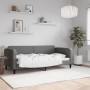 Sofá cama tela gris oscuro 90x190 cm de vidaXL, Camas y somieres - Ref: Foro24-354044, Precio: 185,87 €, Descuento: %