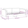 Sofá cama tela gris claro 90x190 cm de vidaXL, Camas y somieres - Ref: Foro24-354043, Precio: 187,99 €, Descuento: %