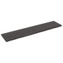 Encimera de baño madera tratada marrón oscuro 180x40x(2-4) cm de vidaXL, Encimeras - Ref: Foro24-3156259, Precio: 101,92 €, D...