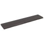 Encimera de baño madera tratada marrón oscuro 200x40x(2-6) cm de vidaXL, Encimeras - Ref: Foro24-3156268, Precio: 135,22 €, D...