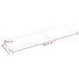 Badezimmerarbeitsplatte aus dunkelbraun behandeltem Holz, 200 x 40 x (2–6) cm von vidaXL, Arbeitsplatten - Ref: Foro24-315626...