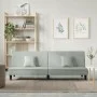 Sofá cama de terciopelo gris claro de vidaXL, Sofás - Ref: Foro24-351907, Precio: 267,46 €, Descuento: %