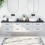 Encimera de baño madera tratada marrón oscuro 220x50x(2-4) cm de vidaXL, Encimeras - Ref: Foro24-3156277, Precio: 144,41 €, D...