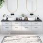 Encimera de baño madera tratada marrón oscuro 220x50x(2-4) cm de vidaXL, Encimeras - Ref: Foro24-3156277, Precio: 146,85 €, D...