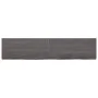 Encimera de baño madera tratada marrón oscuro 220x50x(2-4) cm de vidaXL, Encimeras - Ref: Foro24-3156277, Precio: 144,41 €, D...