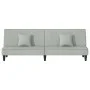 Sofá cama de terciopelo gris claro de vidaXL, Sofás - Ref: Foro24-351907, Precio: 267,46 €, Descuento: %