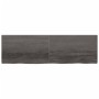 Encimera de baño madera tratada marrón oscuro 200x60x(2-6) cm de vidaXL, Encimeras - Ref: Foro24-3156272, Precio: 181,54 €, D...