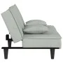 Sofá cama de terciopelo gris claro de vidaXL, Sofás - Ref: Foro24-351907, Precio: 267,46 €, Descuento: %