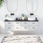 Encimera de baño madera tratada marrón oscuro 180x50x(2-4) cm de vidaXL, Encimeras - Ref: Foro24-3156261, Precio: 122,83 €, D...