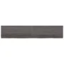 Badezimmerarbeitsplatte aus dunkelbraun behandeltem Holz, 200 x 40 x (2-4) cm von vidaXL, Arbeitsplatten - Ref: Foro24-315626...