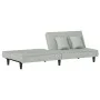 Sofá cama de terciopelo gris claro de vidaXL, Sofás - Ref: Foro24-351907, Precio: 267,46 €, Descuento: %