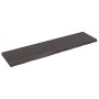 Encimera de baño madera tratada marrón oscuro 200x50x(2-6) cm de vidaXL, Encimeras - Ref: Foro24-3156270, Precio: 159,32 €, D...