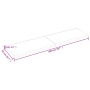 Encimera de baño madera tratada marrón oscuro 200x50x(2-6) cm de vidaXL, Encimeras - Ref: Foro24-3156270, Precio: 159,32 €, D...
