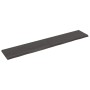 Encimera de baño madera tratada marrón oscuro 220x40x(2-4) cm de vidaXL, Encimeras - Ref: Foro24-3156275, Precio: 122,17 €, D...