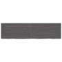 Encimera de baño madera tratada marrón oscuro 220x60x(2-6) cm de vidaXL, Encimeras - Ref: Foro24-3156280, Precio: 197,45 €, D...