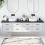 Encimera de baño madera tratada marrón oscuro 220x60x(2-4) cm de vidaXL, Encimeras - Ref: Foro24-3156279, Precio: 169,11 €, D...
