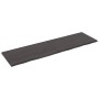 Encimera de baño madera tratada marrón oscuro 220x60x(2-4) cm de vidaXL, Encimeras - Ref: Foro24-3156279, Precio: 169,11 €, D...