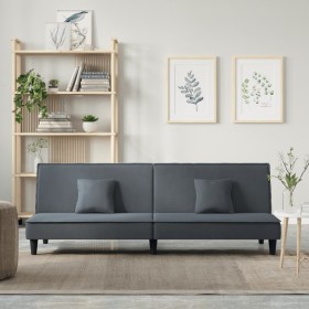 Sofá cama de terciopelo gris oscuro de vidaXL, Sofás - Ref: Foro24-351908, Precio: 283,24 €, Descuento: %
