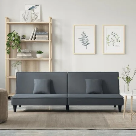 Sofá cama de terciopelo gris oscuro de vidaXL, Sofás - Ref: Foro24-351908, Precio: 260,71 €, Descuento: %