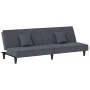 Sofá cama de terciopelo gris oscuro de vidaXL, Sofás - Ref: Foro24-351908, Precio: 260,71 €, Descuento: %