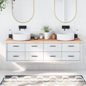 Encimera de baño madera maciza sin tratar 180x50x(2-6) cm de vidaXL, Encimeras - Ref: Foro24-3156070, Precio: 127,20 €, Descu...