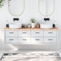 Encimera de baño madera maciza sin tratar 180x50x(2-6) cm de vidaXL, Encimeras - Ref: Foro24-3156070, Precio: 127,20 €, Descu...